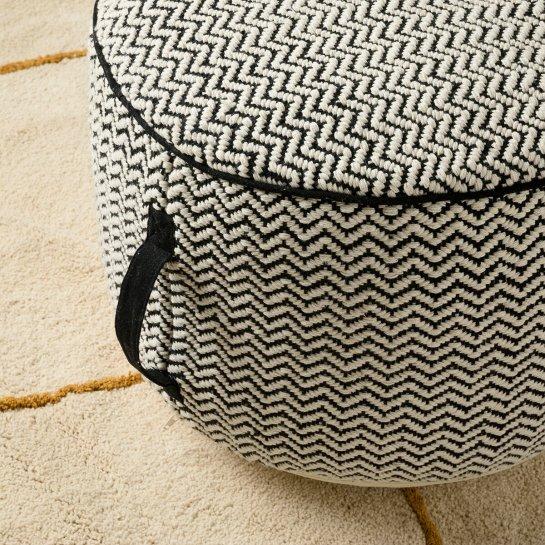 kenay home Puf negro Oferta especial de fábrica