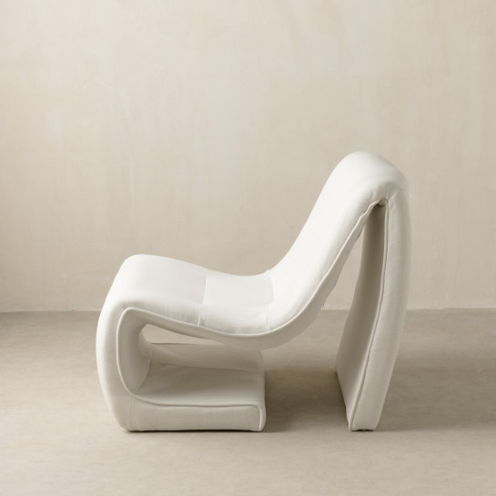 kenay home Butaca tapizada beige Descuentos del mes