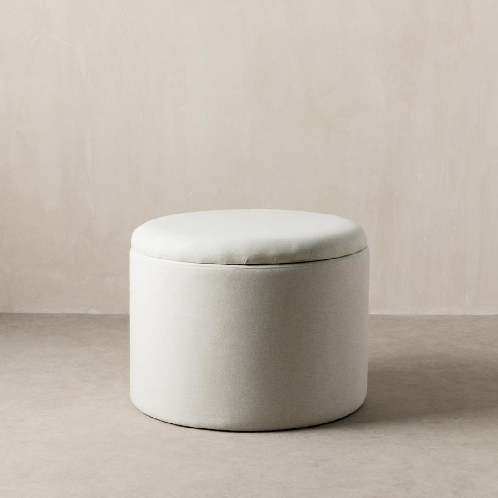 kenay home Puf con arcón beige Última moda