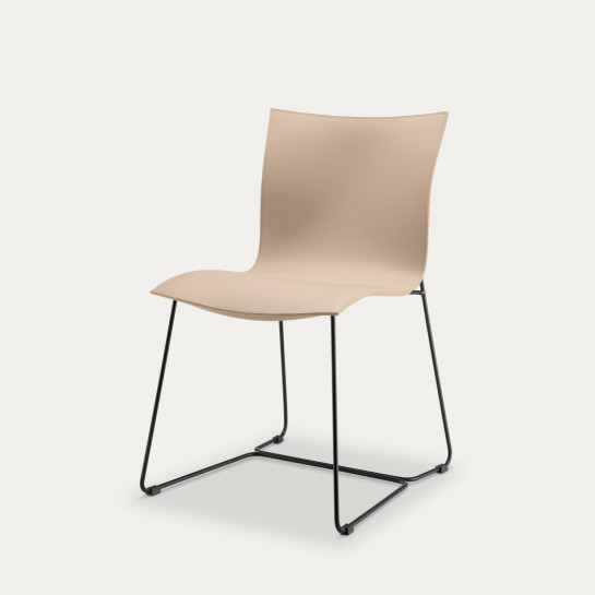 kenay home Silla piel nude Rebajas de fin de temporada