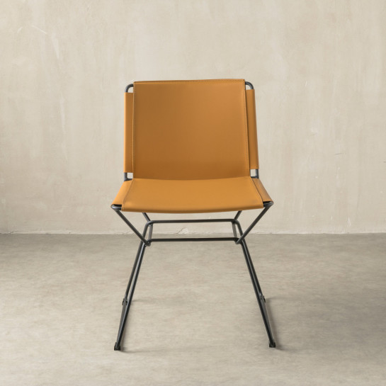 kenay home Silla piel camel 2025