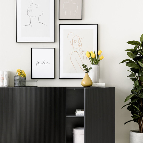 kenay home Aparador 160 grafito Rebajas baratas