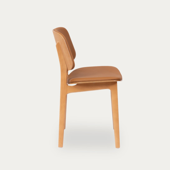 kenay home Silla madera natural Rebajas online