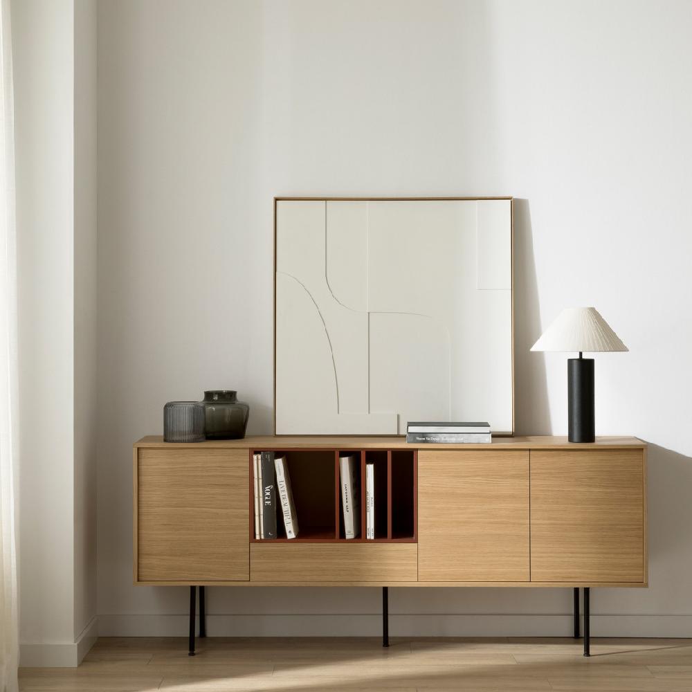 kenay home Aparador 180 burdeos Rebajas top
