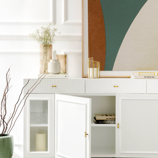 kenay home Aparador 175 blanco Envío gratis