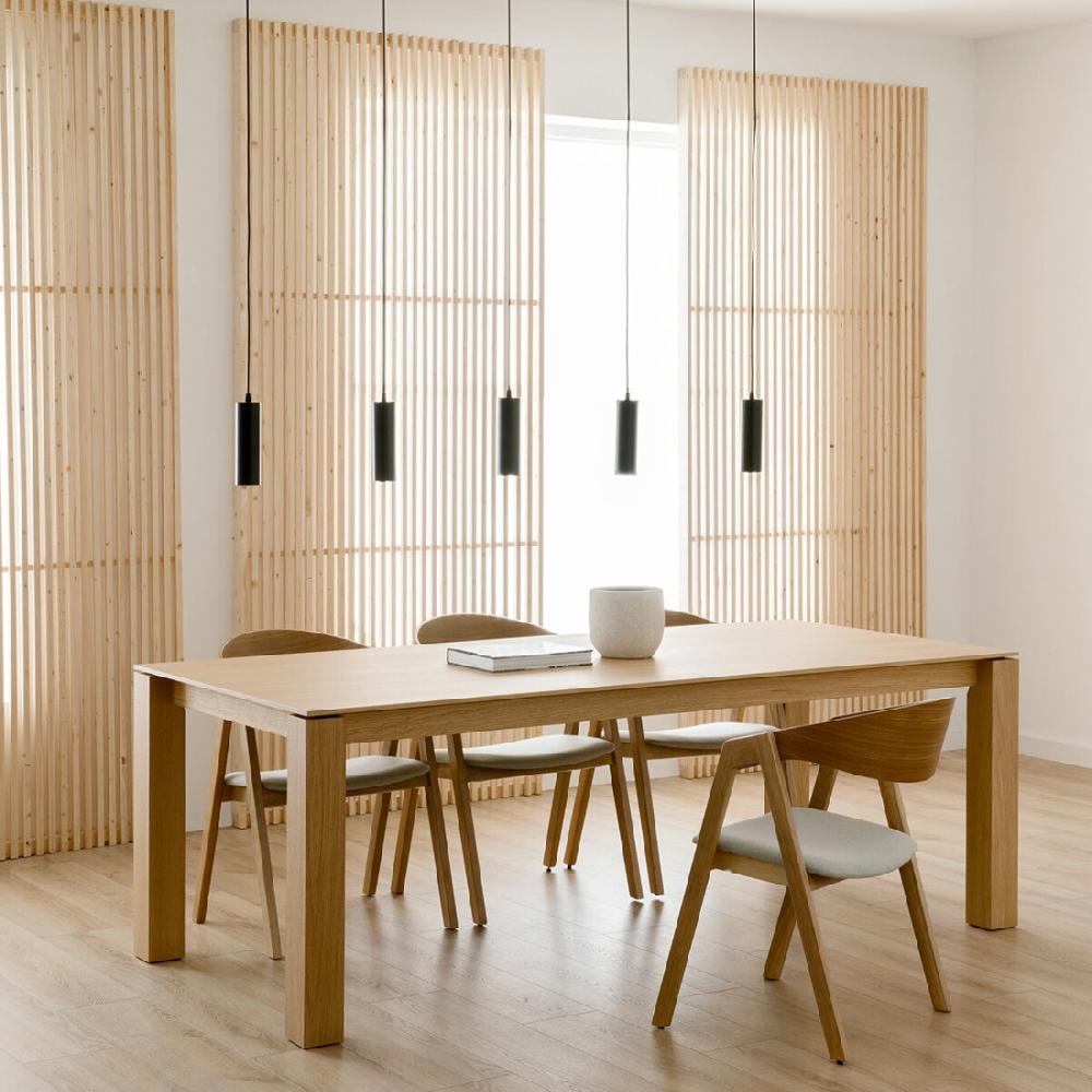 kenay home Mesa de comedor rectangular roble 220 Últimos 3 días