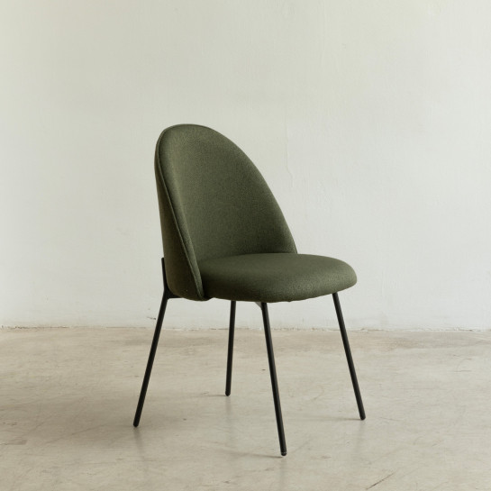 kenay home Silla tapizada verde oscuro Limitado a 3 días