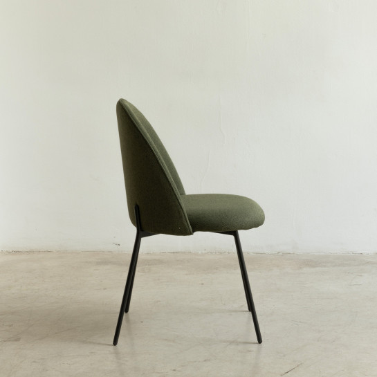 kenay home Silla tapizada verde oscuro Limitado a 3 días