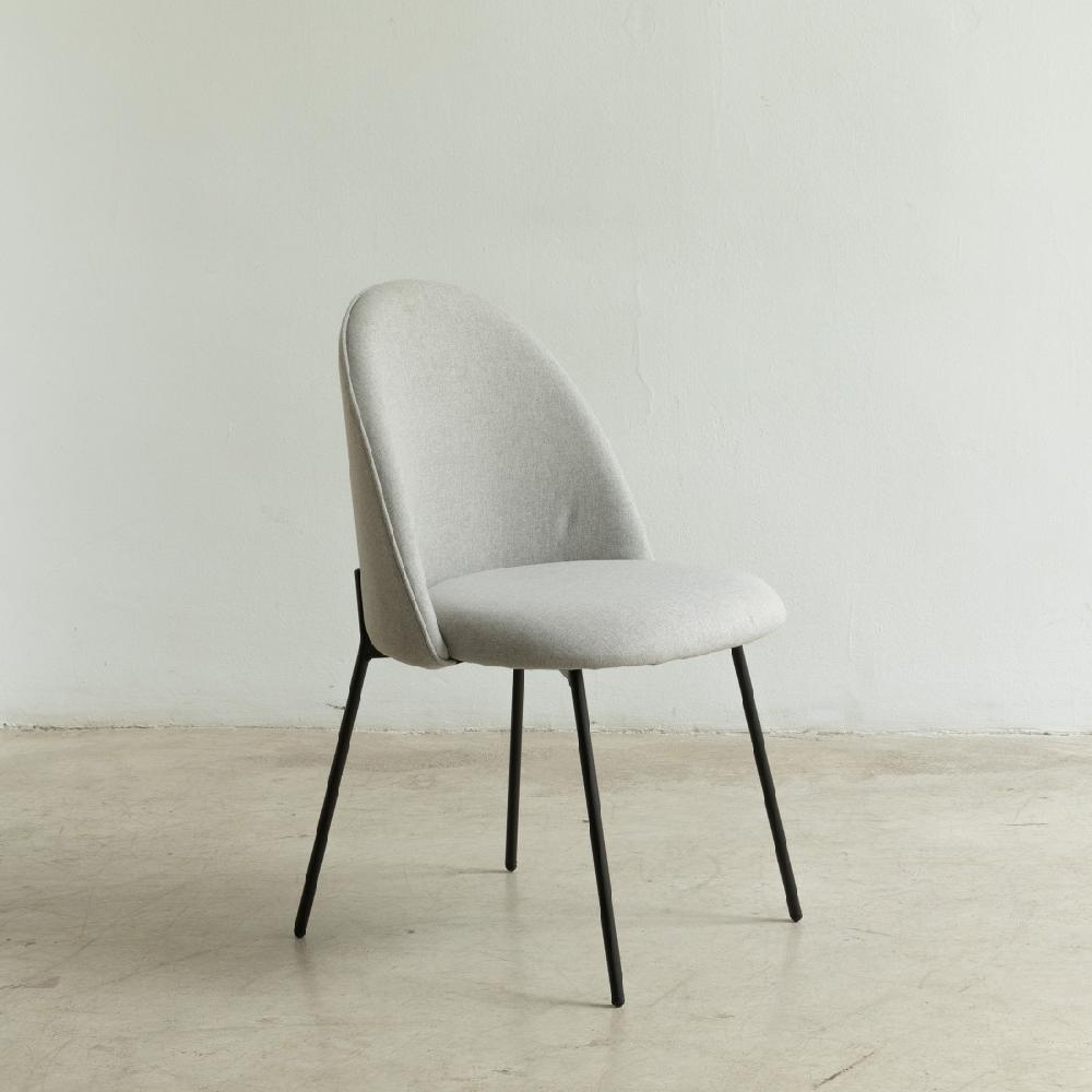 kenay home Silla tapizada gris