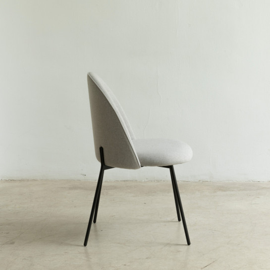 kenay home Silla tapizada gris Ahorra y exporta