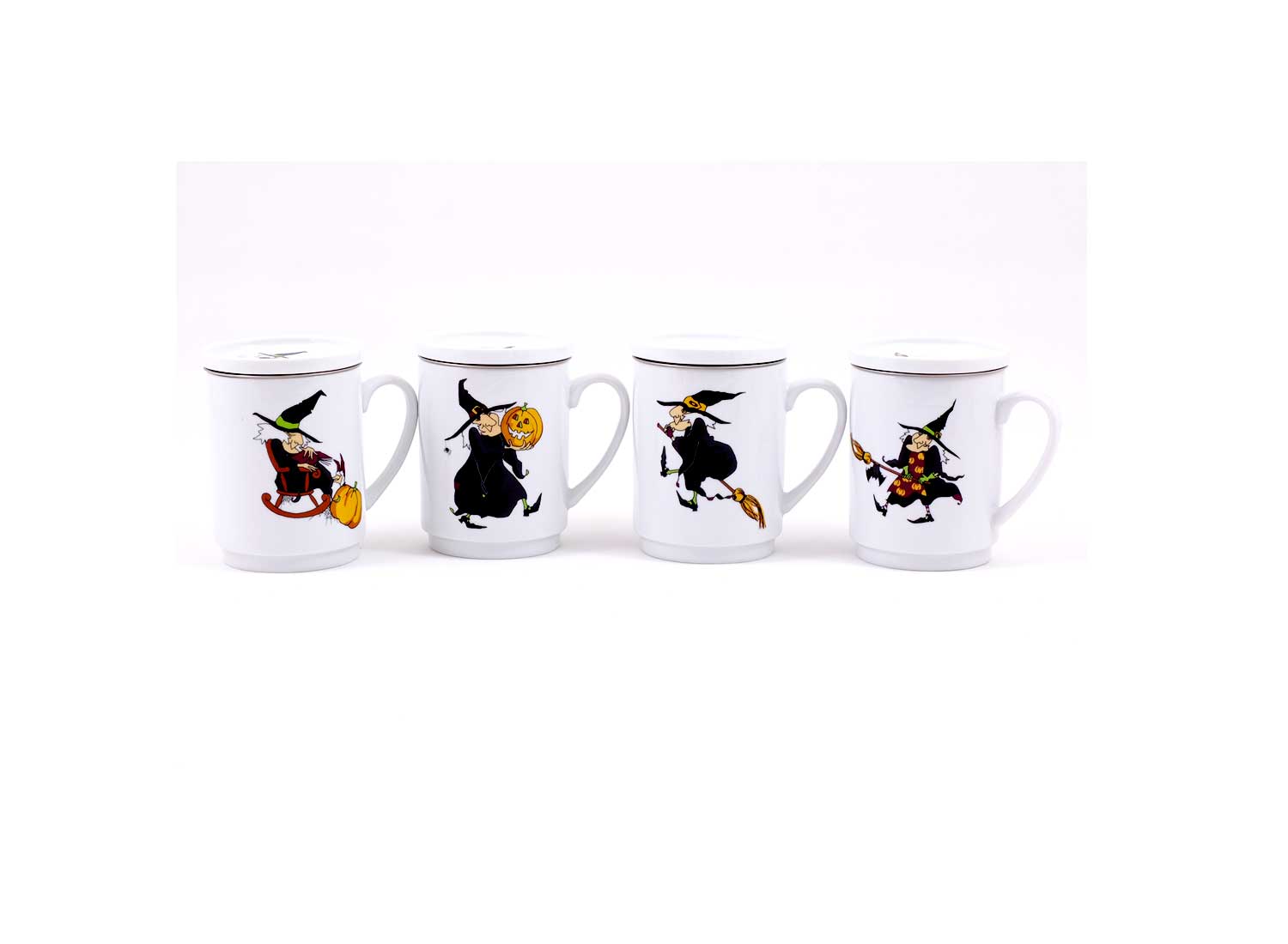 la cija 4 Tazas de Té Brujas