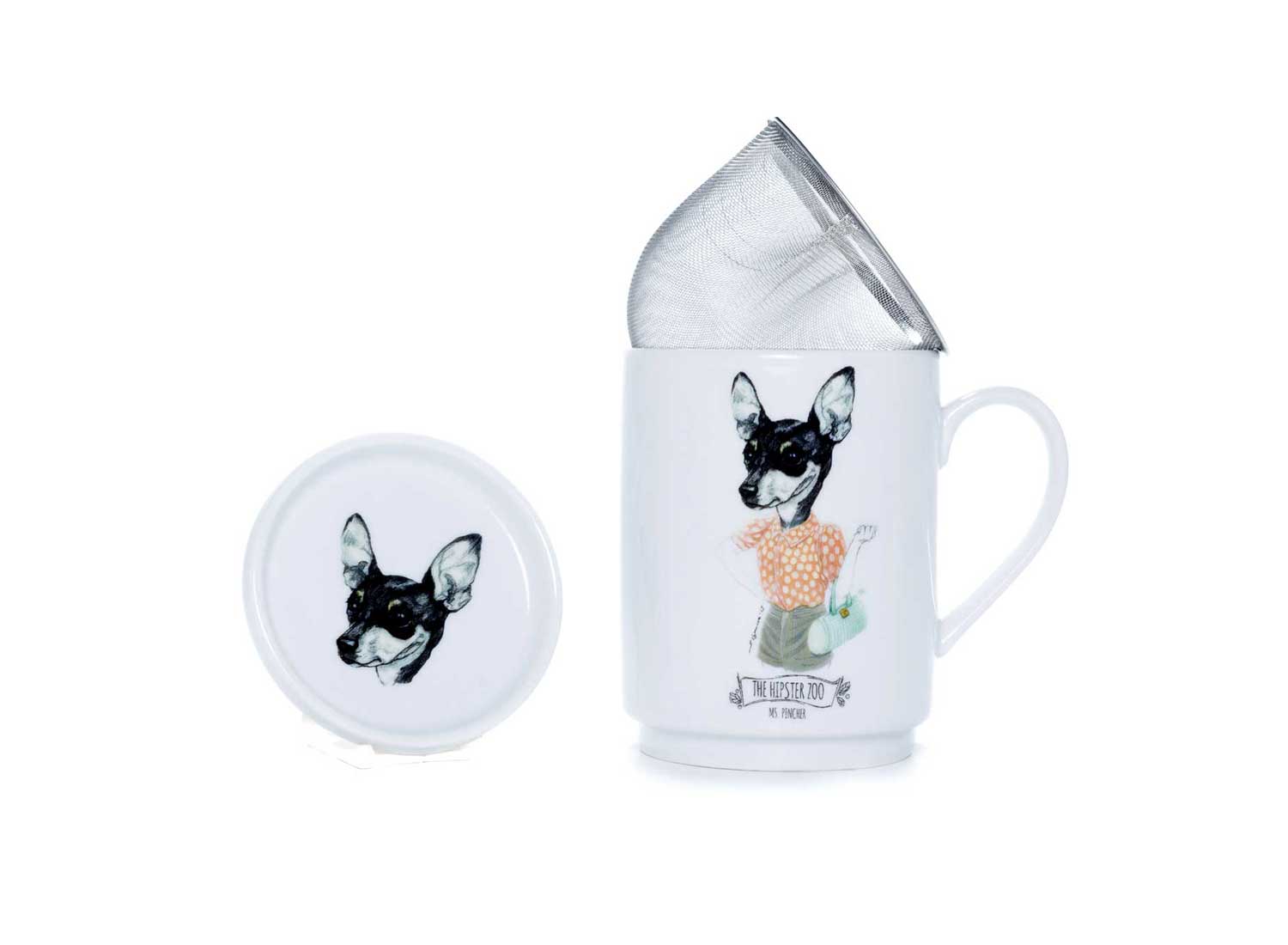 la cija Taza de Té Ms Pincher