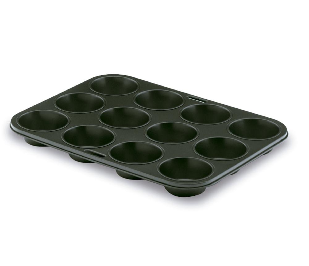 lacor Molde muffin 12 cavidades Noir Liquidación