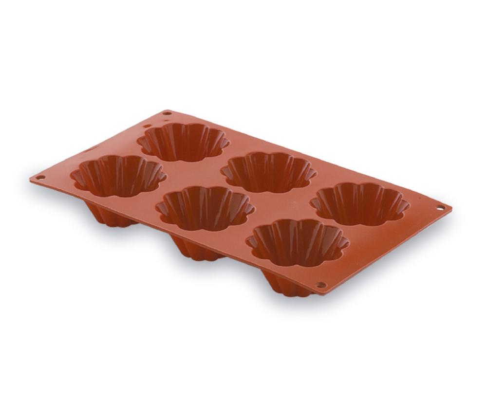 lacor Molde briochette flor 6 cavidades Pastryflex Tienda de fábrica