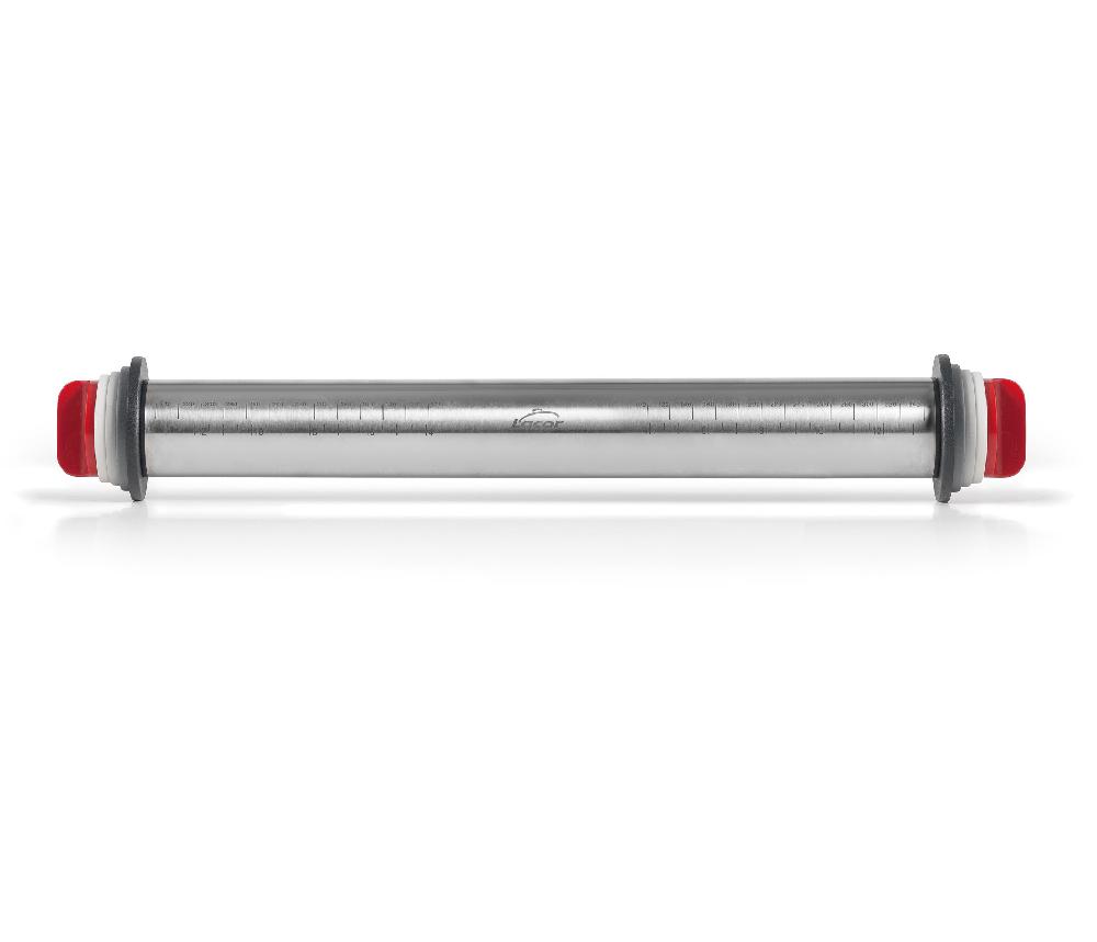 lacor Rodillo para amasar con anillas Inox