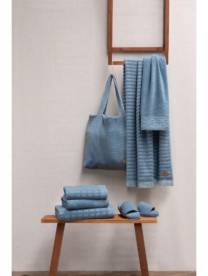 lasa home Toalla de rizo Denim 05