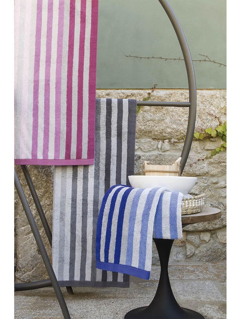 lasa home Toalla de Sauna Pure Stripes Rizo COMPRAR AHORA