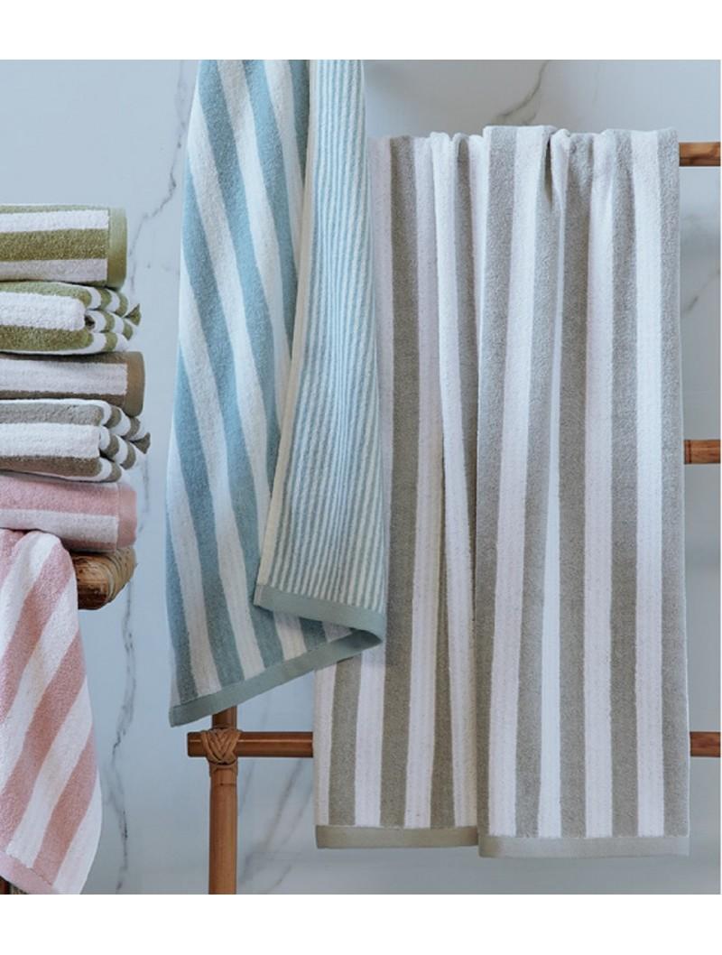 lasa home Toalla Efficience Stripes Reciclada