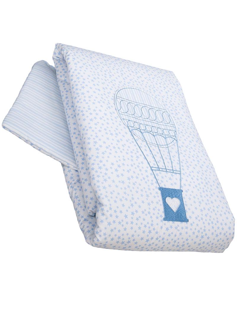 lasa home Colcha de cuna Ballon Blue Grandes ahorros