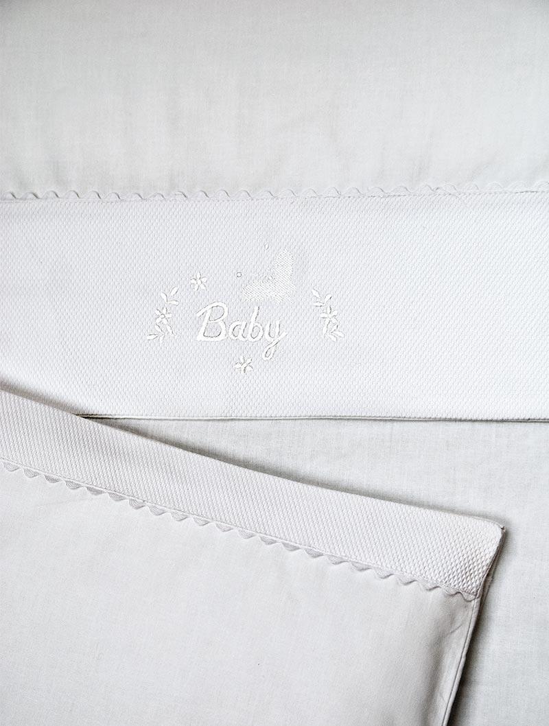 lasa home Sábana de cuco Baby 1 Blanco