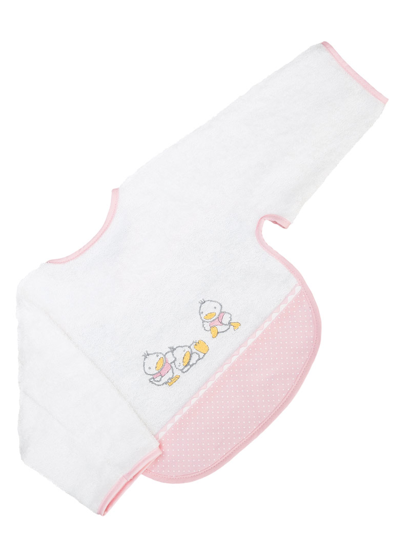 lasa home Babero chino Ducks Pink Rebajas de fin de temporada
