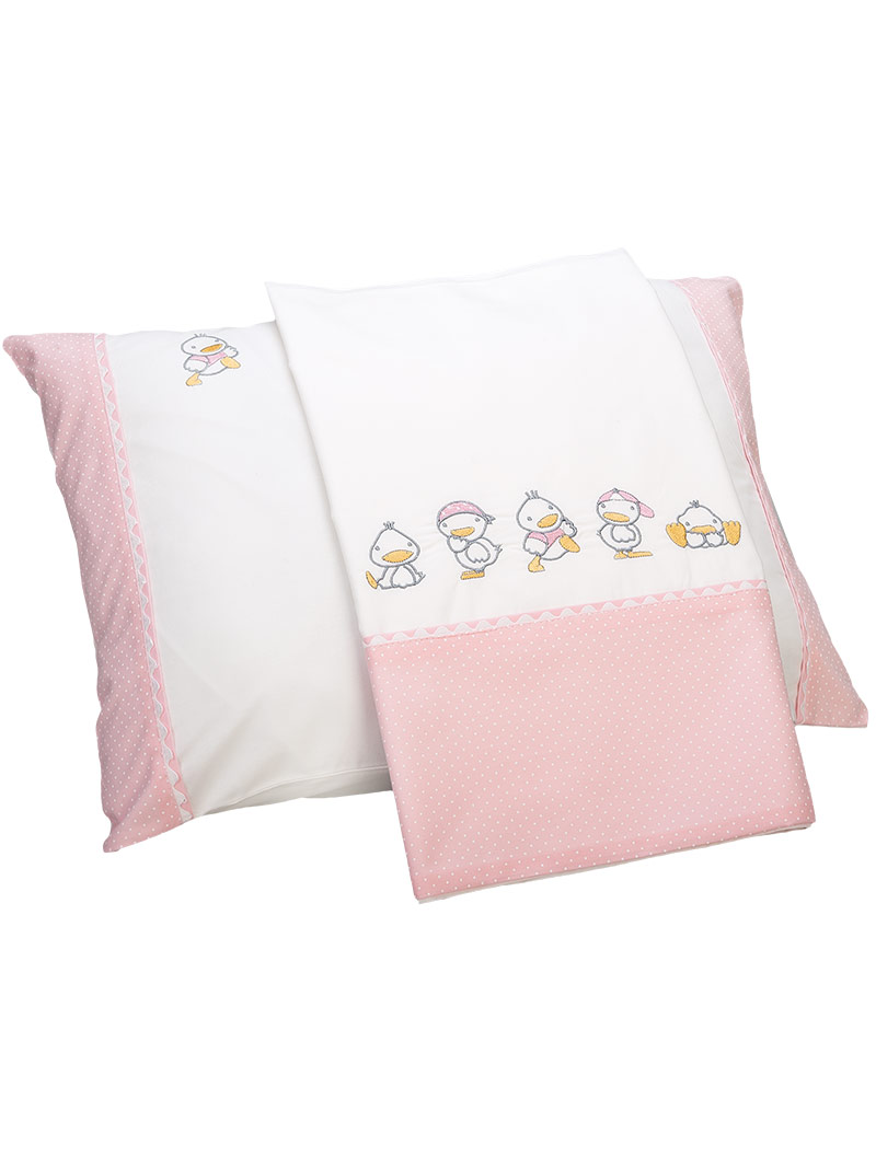 lasa home Sábana de cuna Ducks Pink Devoluciones gratuitas