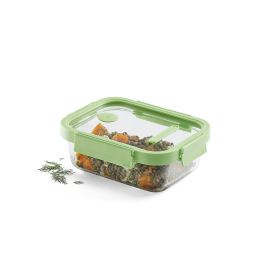 lékué Recipiente hermético 100% de vidrio 1050 ml rectangular