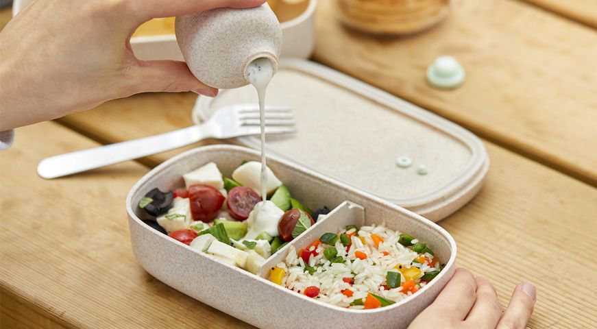 lékué Recipiente para salsas Organic Rebajas baratas