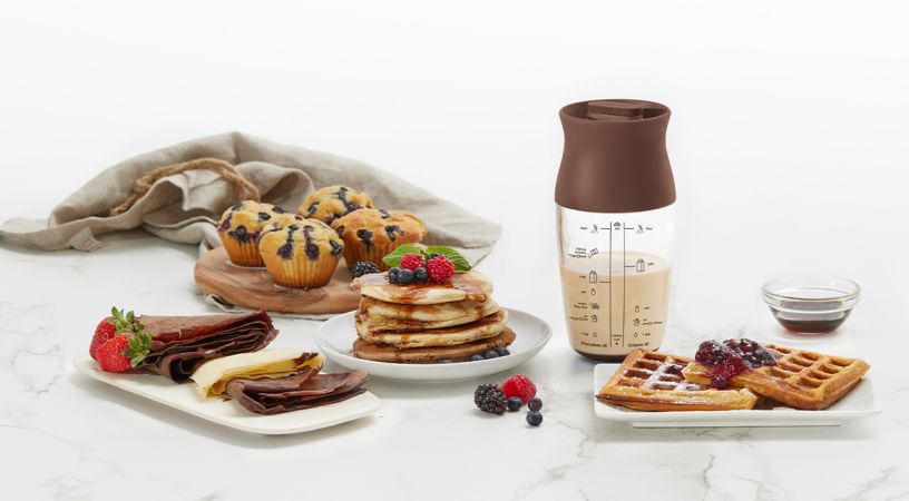 lékué Coctelera para Crêpes y Pancakes Promoción por tiempo limitado