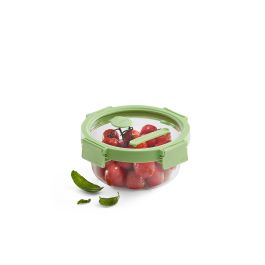 lékué Recipiente hermético 100% de vidrio 650 ml redondo