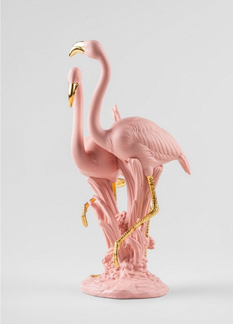 lladro Escultura Flamencos. Rosa Solo hoy