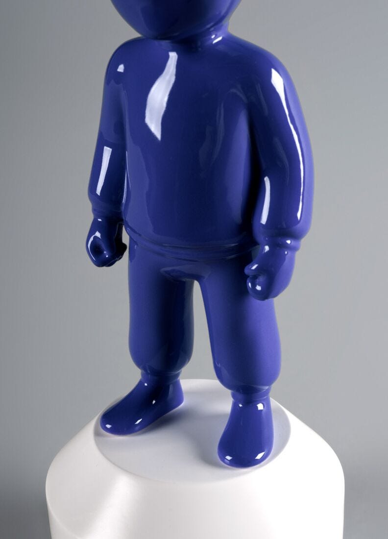 lladro Escultura The indigo blue Guest. Pequeño Promoción trimestral