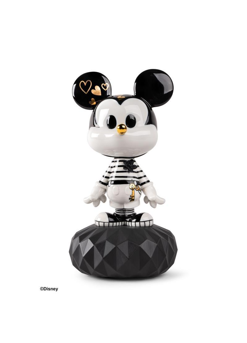 lladro Escultura Mickey in black and white lladro Escultura Mickey in black and white