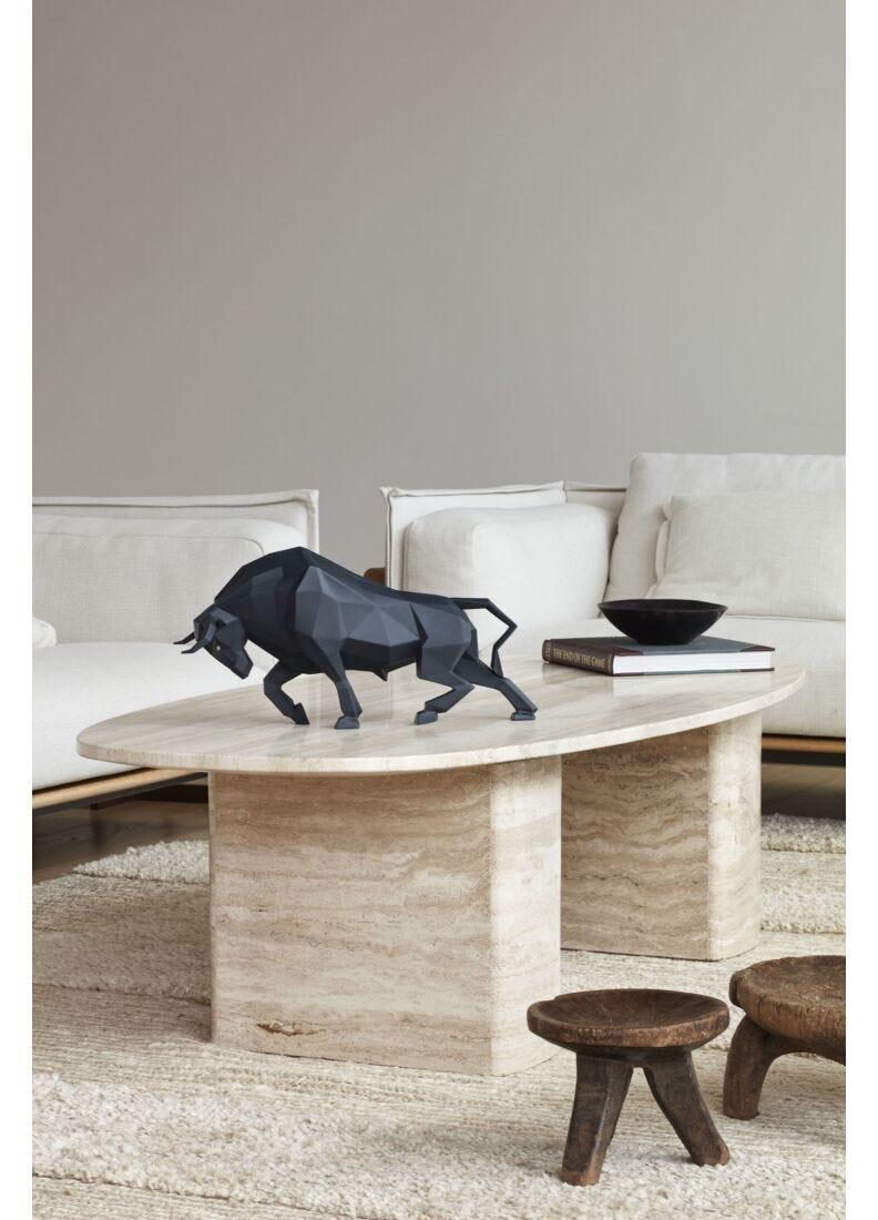 lladro Escultura Toro. Negro mate Limitado a 3 días