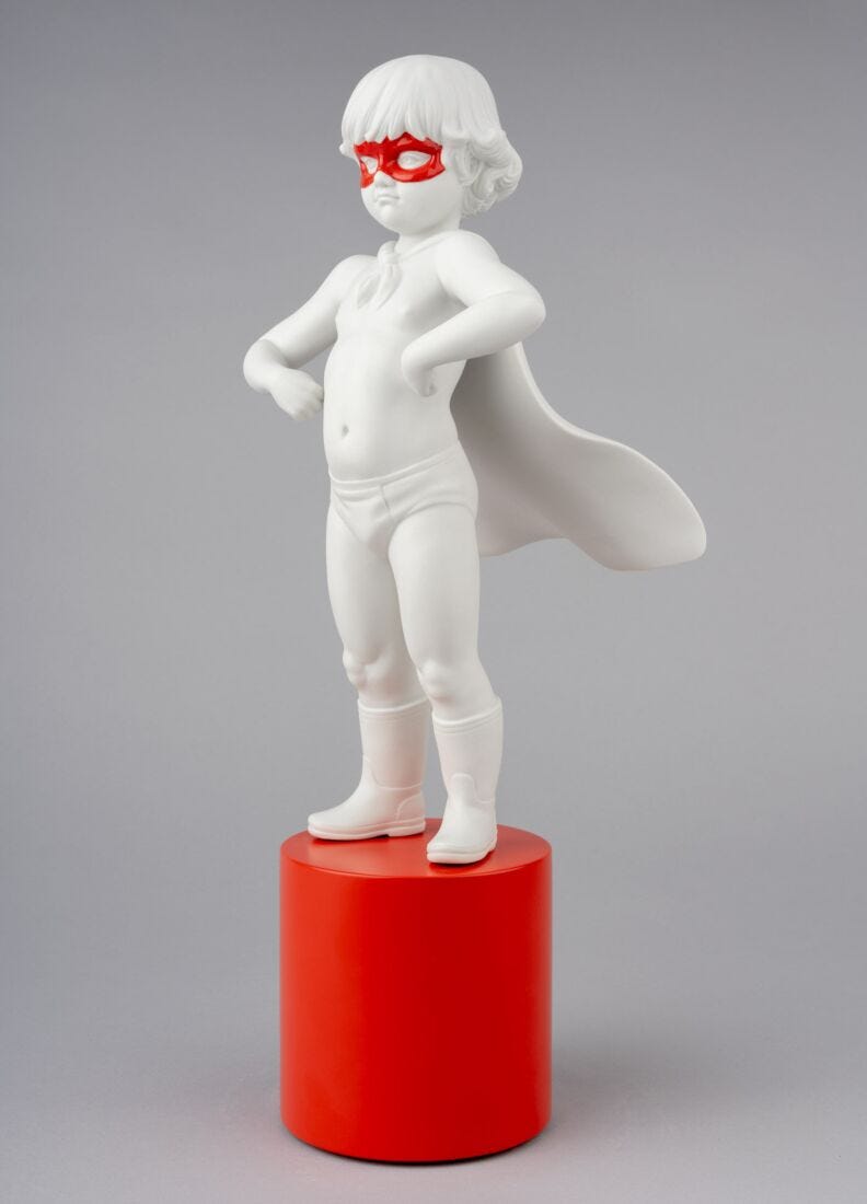 lladro Figura Niño Héroe al rescate Última moda