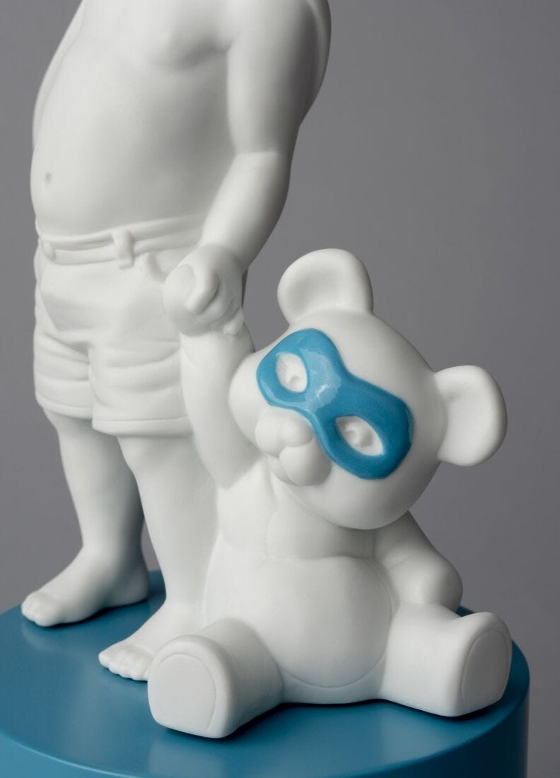 lladro Figura Bebé Niño Tengo super poderes Descuento por venta flash