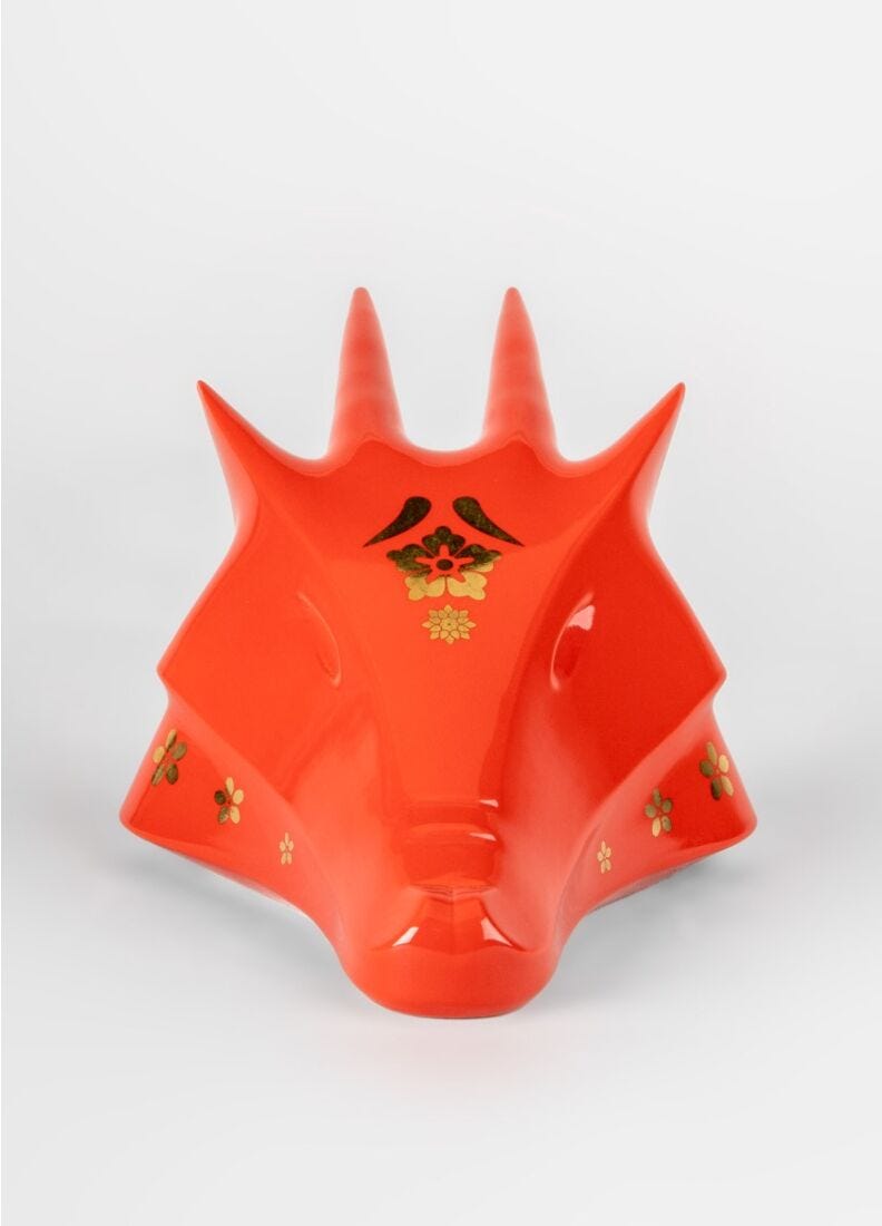 lladro Escultura El Dragón. Rojo - oro Gran oferta