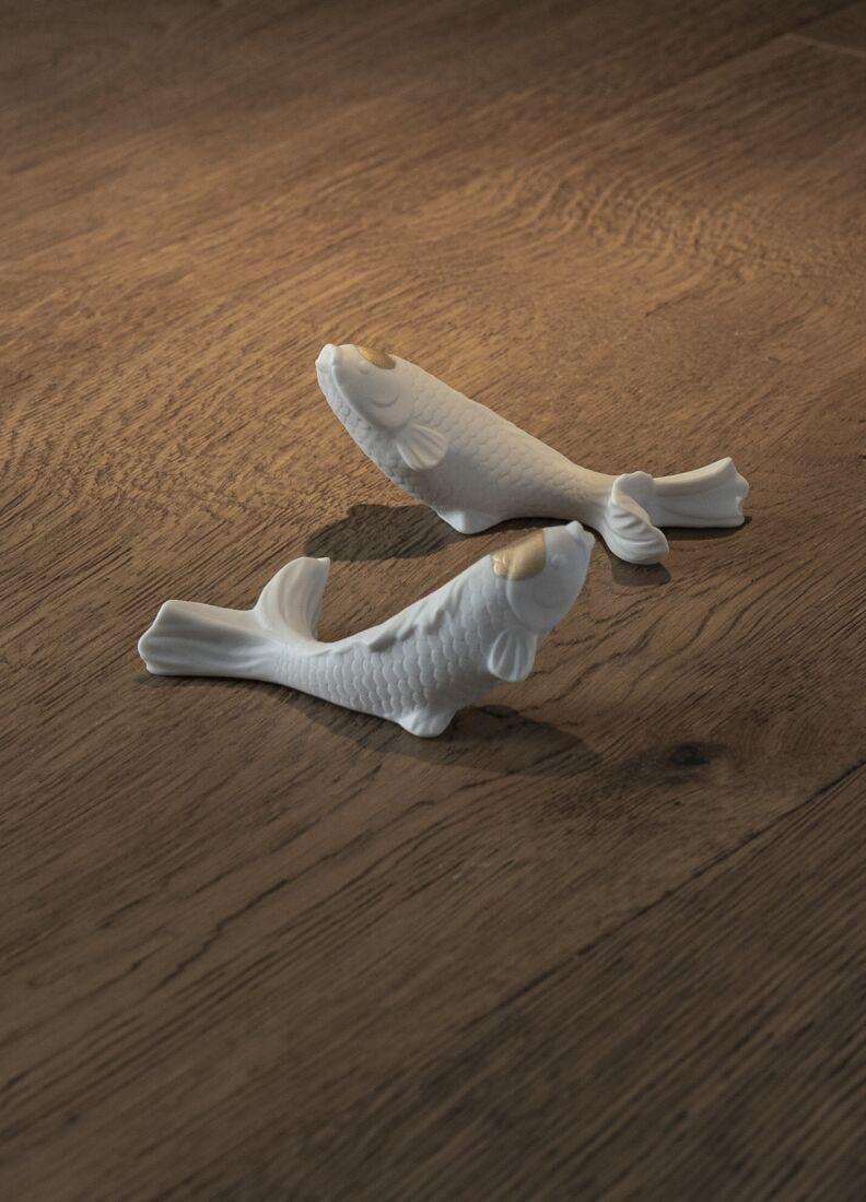 lladro Accesorio Koi. Lustre dorado Ventas relámpago