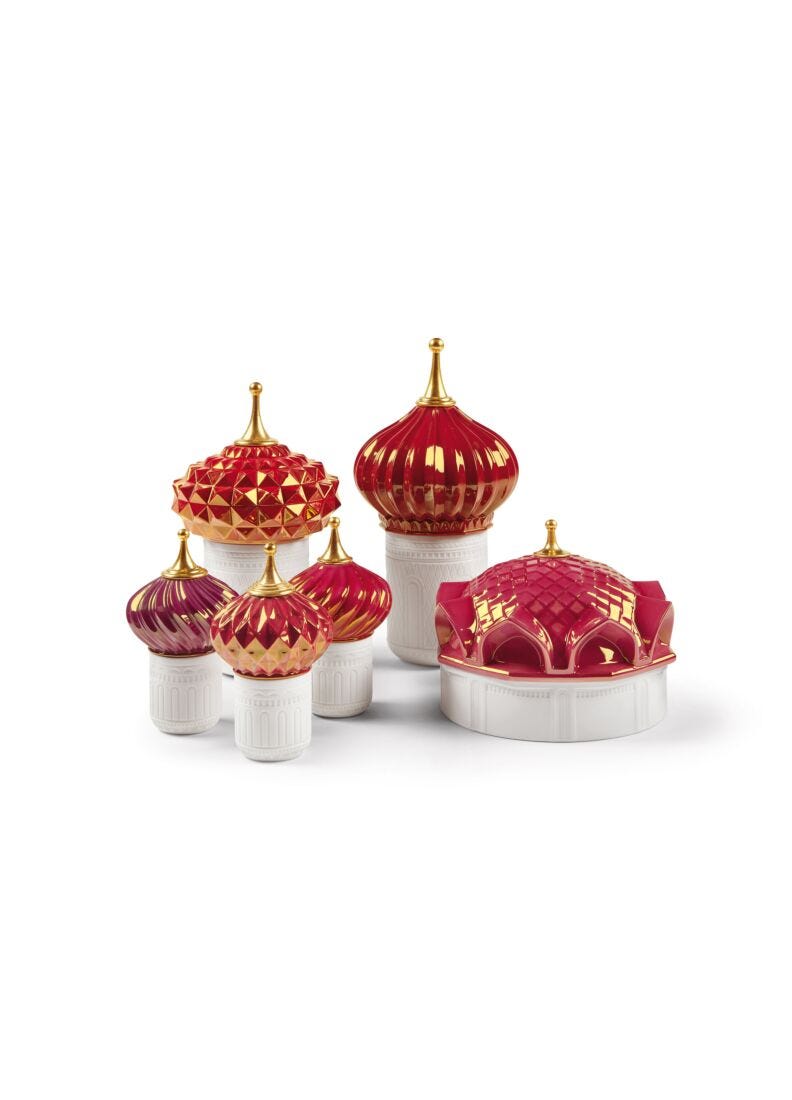 lladro Vela Torre Sur 1001 Lights (rosa). Aroma Llega la noche Mejor oferta