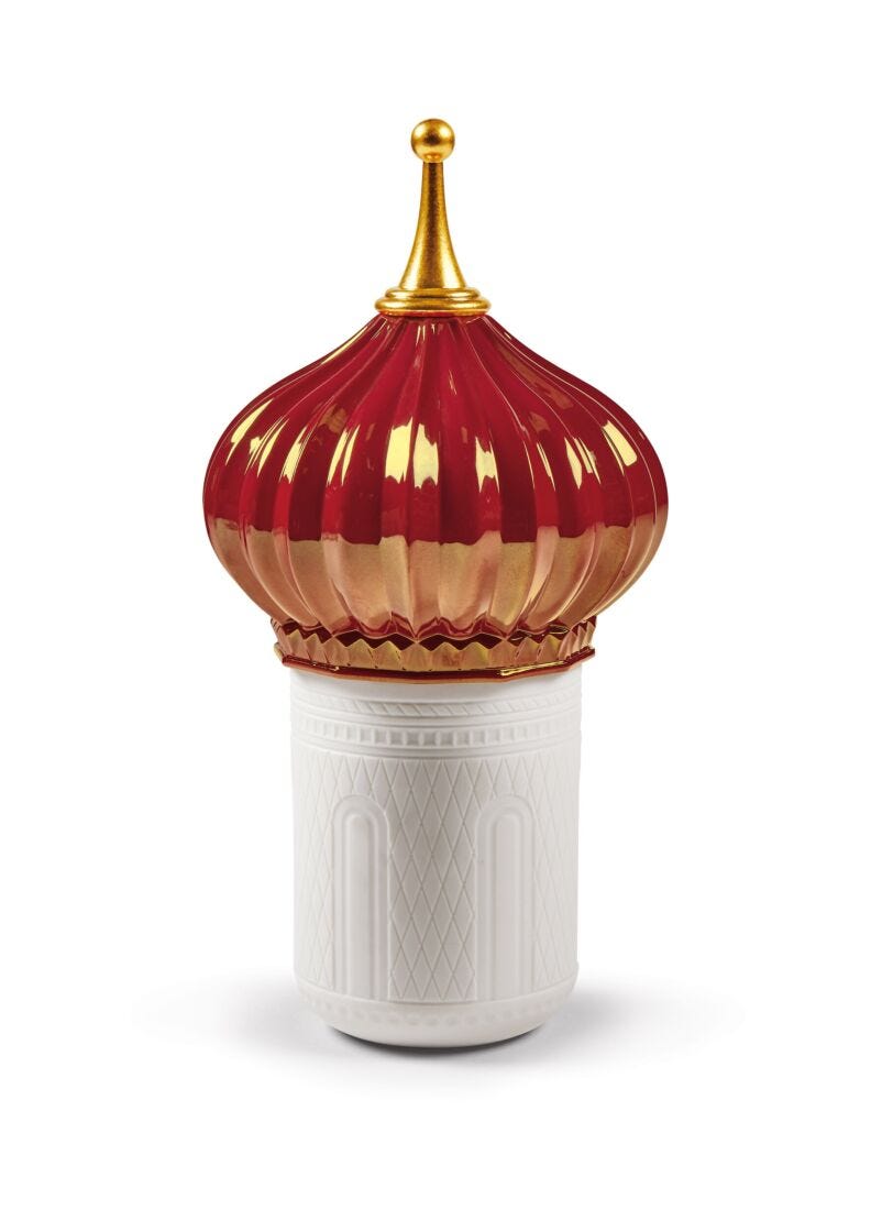 lladro Vela Torre Norte 1001 Lights (rubí). Aroma Llega la noche