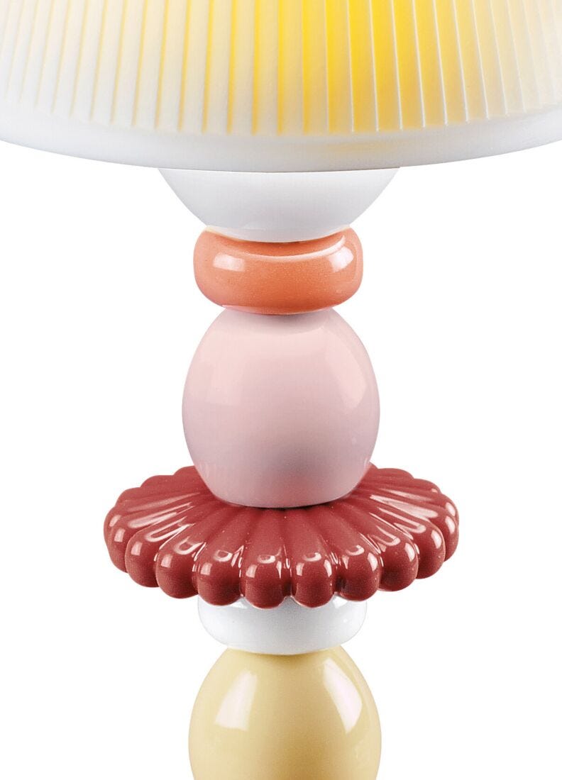 lladro Lámpara de mesa Firefly Lotus. Coral Últimos 3 días