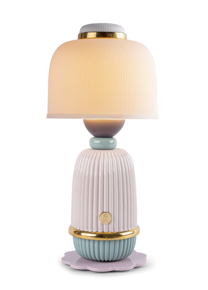 lladro Lámpara Kokeshi - rosa