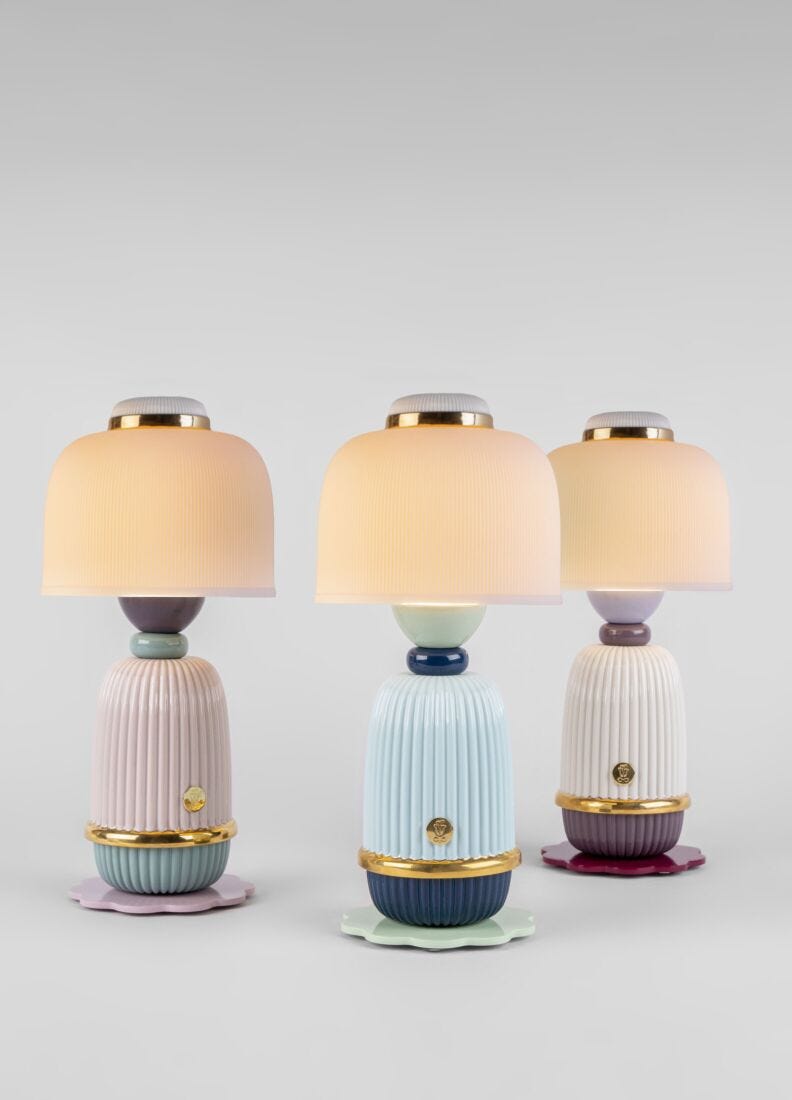 lladro Lámpara Kokeshi - rosa ÚLTIMAS EDICIONES