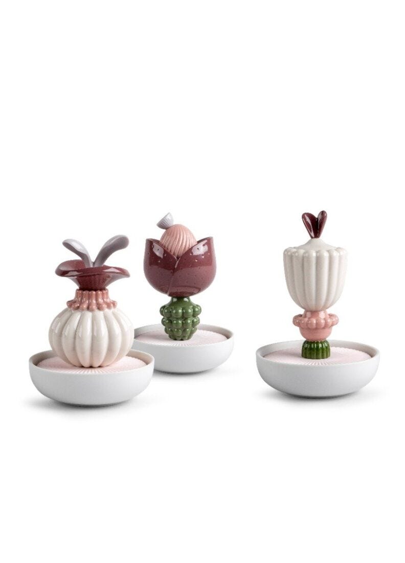 lladro Difusor perfume Flor imaginaria I - Jardines de Valencia Tienda de fábrica