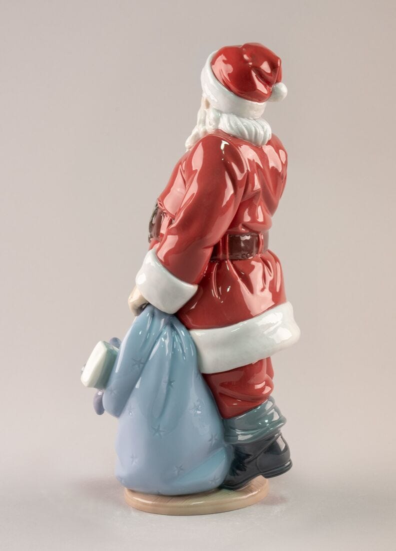 lladro Escultura Ha llegado Papá Noél Descuento por venta flash