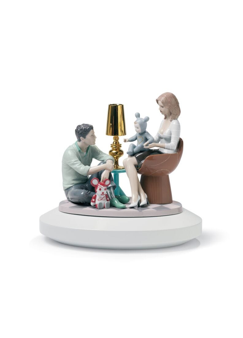 lladro Escultura The Family Portrait. By Jaime Hayon