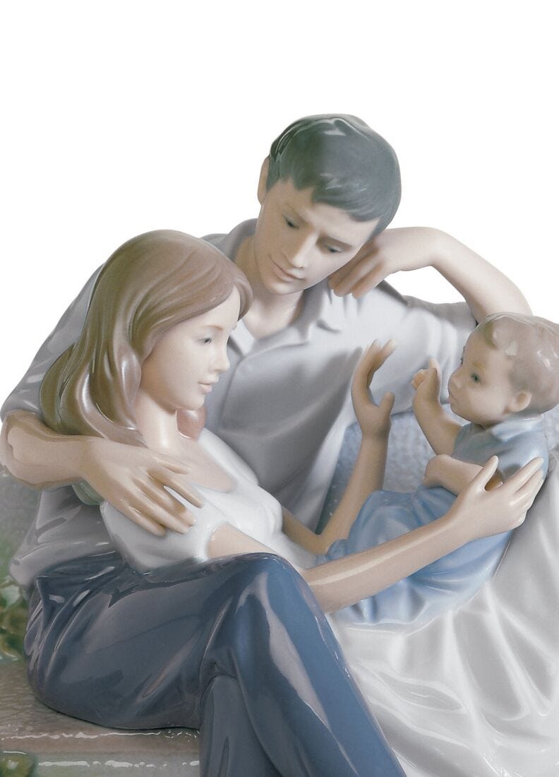 lladro Figura pareja de novios Juntos y felices 2025