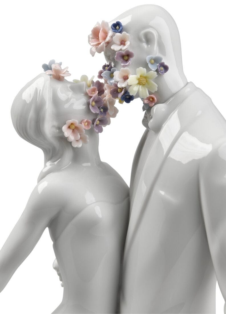 lladro Escultura Amor I (flores) Gran oferta