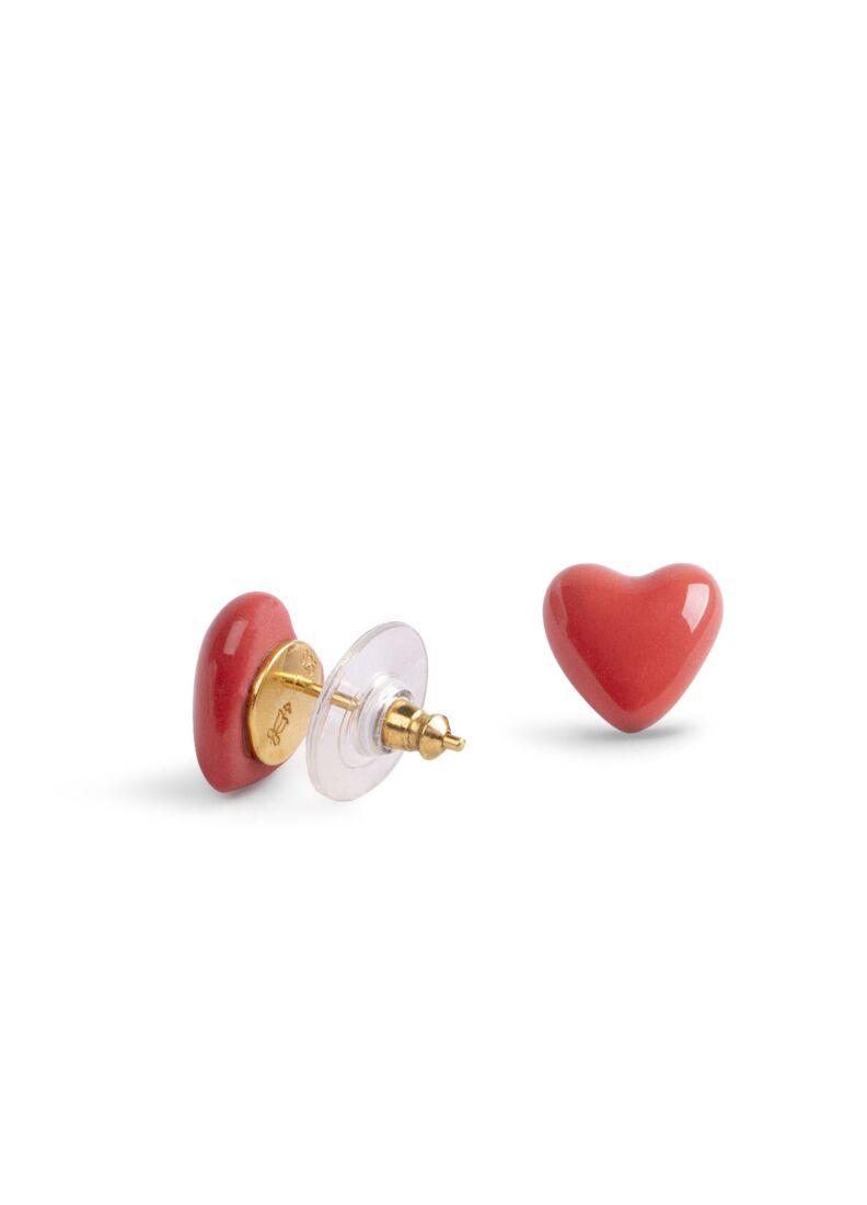 lladro Pendientes botón Flechazo