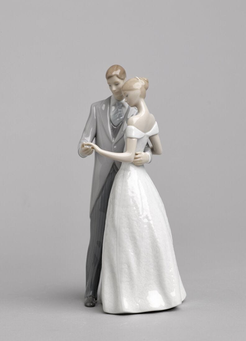lladro Figura pareja de novios Unidos para siempre Mejor oferta